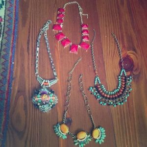 4 Vintage necklaces